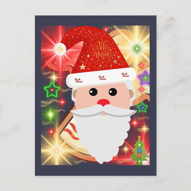Feliz Navidad  Vykort (Framsida)