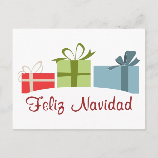 Feliz Navidad Vykort (Framsida)