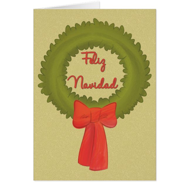 Feliz Navidad Wandeand Hälsningskort (Framsidan)