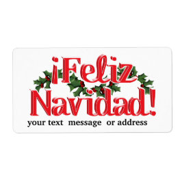 Feliz Navidad with Holly Fraktsedel