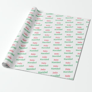 Feliz Navidad Wrapping Papper Presentpapper