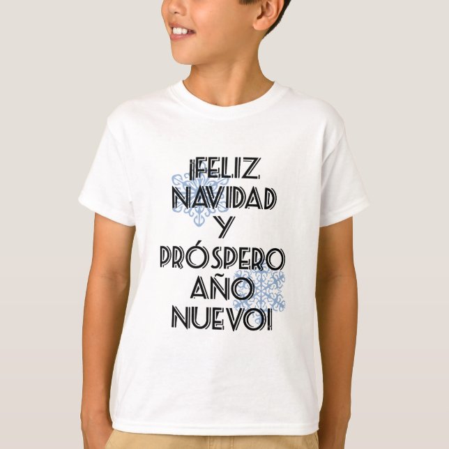 Feliz Navidad Y Prospero Ano Nuevo Tröja (Framsida)