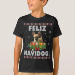 Feliz Navidog Chihuahua Hund Ugly Sweater Santa Ch T Shirt<br><div class="desc">Feliz Navidog Chihuahua Hund Ugly Sweater jul</div>