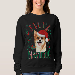 Feliz Navidog Cute Pembroke Welsh Corgi Wearing Ch T Shirt