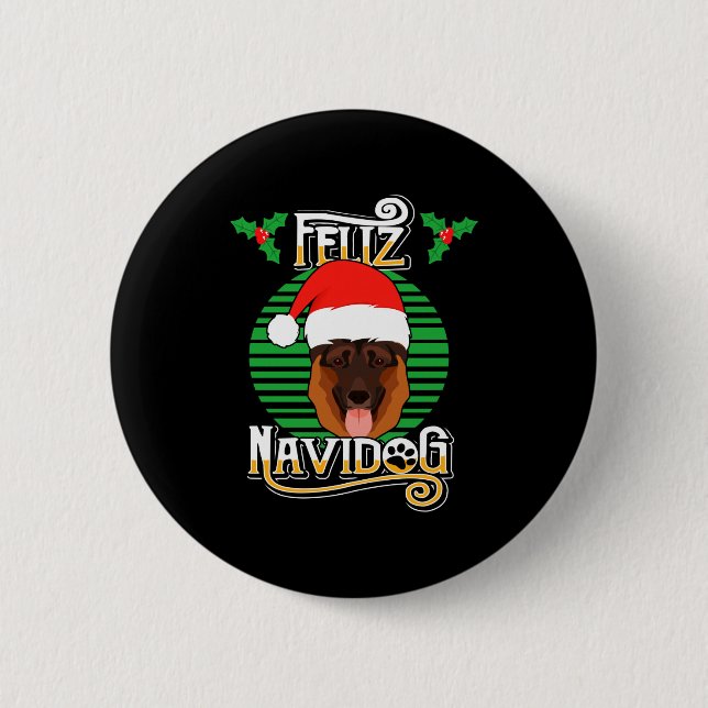 Feliz Navidog German Shepherd Dog Holiday Merry Ch Knapp (Framsida)
