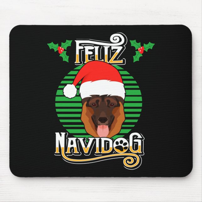 Feliz Navidog German Shepherd Dog Holiday Merry Ch Musmatta (Framsidan)