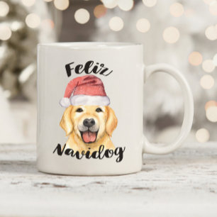 Feliz Navidog Jul Hund Kaffemugg