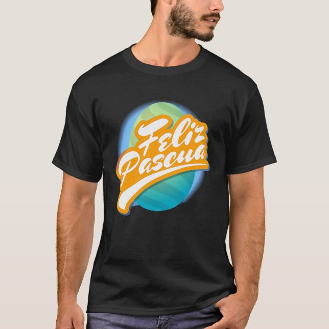 Feliz Pascua Easter Shirt for Latins Hispanic Funn T Shirt (Framsida)