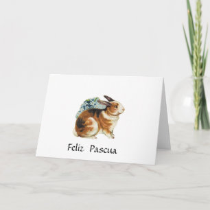 Feliz Pascua, glad påsk i spanjor Helgkort