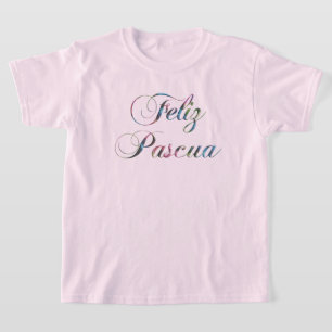 Feliz Pascua Spanska Glad påsk T-Shirt