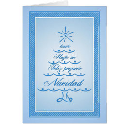 Feliz pequeño Navidad Hälsningskort