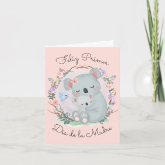 Feliz Primer Dia De La Madre Foleting Card Kort