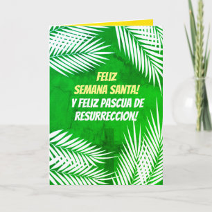 Feliz Semana Santa e Feliz Páscoa / portugisiska Kort