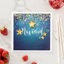 Felize Navidad Guld Stars jul