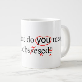 Felkorrigeringar för besökt korrekturläsare jumbo mugg