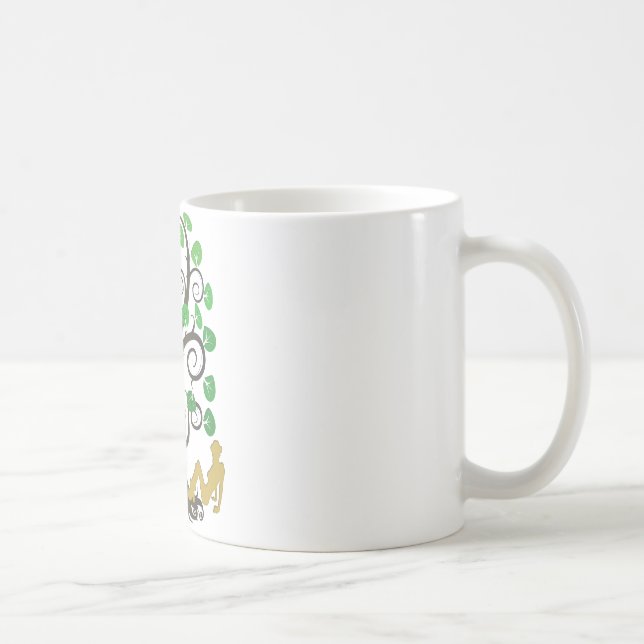 Fell från Familjen Träd Kaffemugg (Höger)