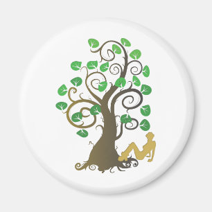 Fell från Familjen Träd Magnet