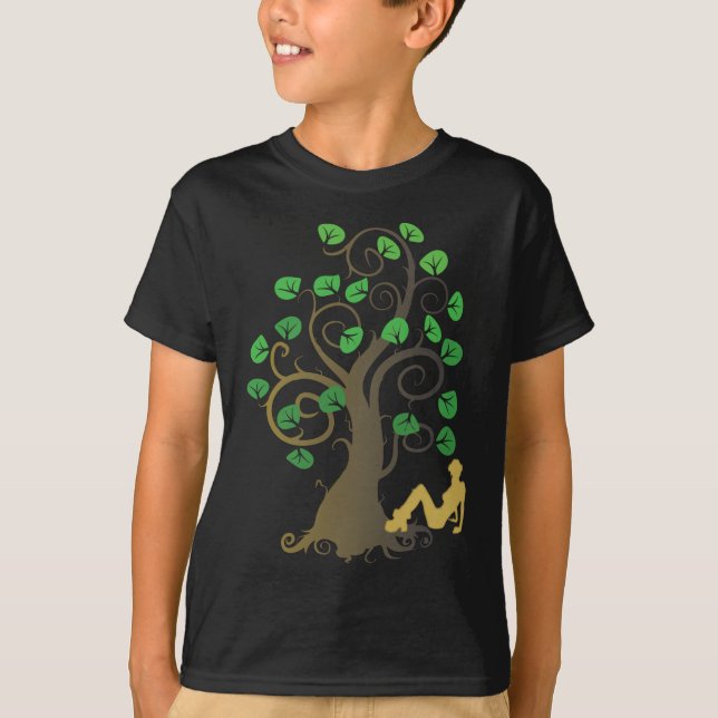 Fell från Familjen Träd T Shirt (Framsida)