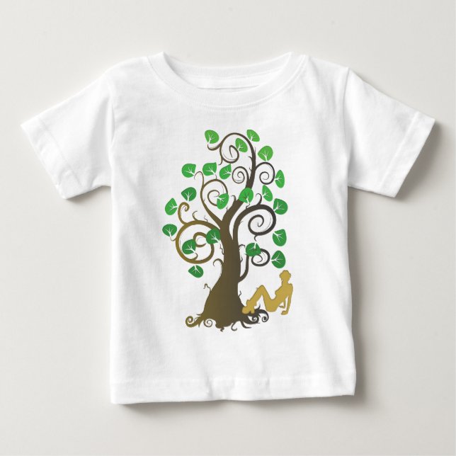 Fell från Familjen Träd T-shirt (Framsida)