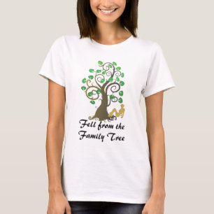 Fell från Familjen Träd Tee Shirt
