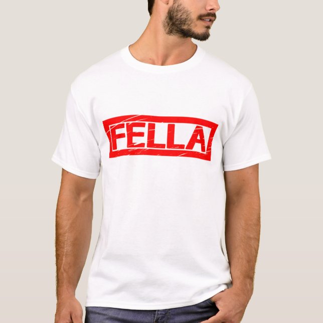 Fella Frimärke T Shirt (Framsida)