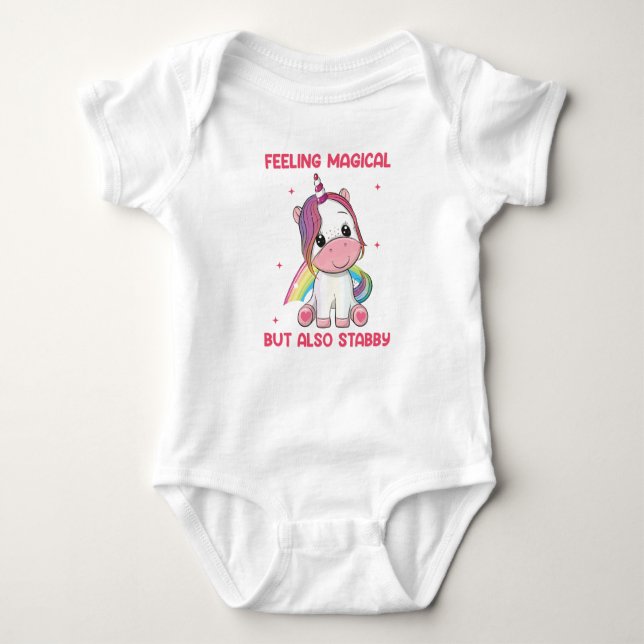 Felling Magic Unicorn T Shirt (Framsida)