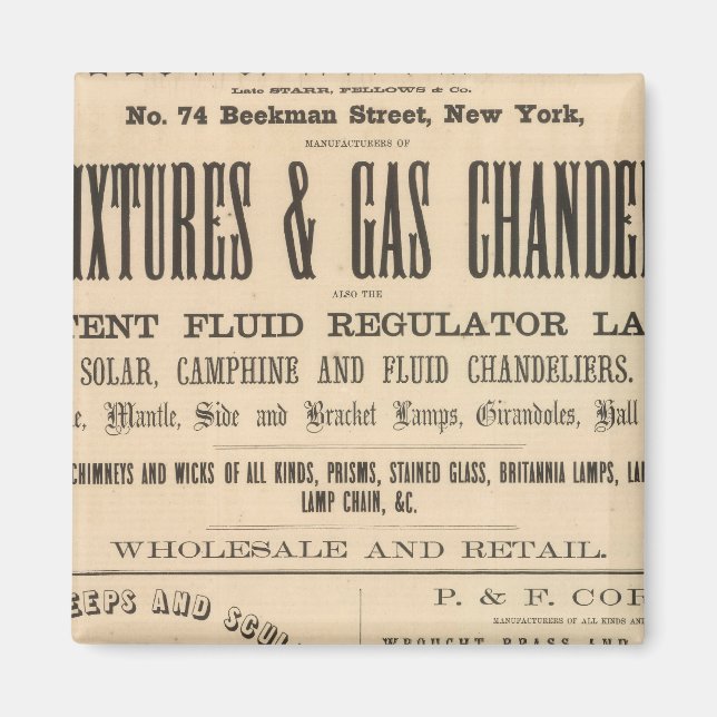 Fellows, Hoffman and Company Magnet (Framsidan)