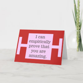 Felmarginal - Lustigt Nerdy Valentine Card Helgkort