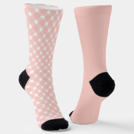 Felmatchande socklar för shabby chic-pastellkontro