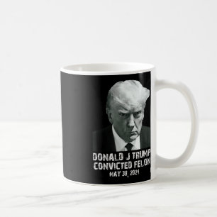 Felon Donald Trump Guilty Lock Him Up Trump-fängel Kaffemugg