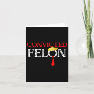 Felon Donald Trump Guilty Lock Him Up Trump-fängel Kort