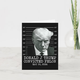 Felon Donald Trump Guilty Lock Him Up Trump-fängel Kort