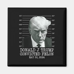 Felon Donald Trump Guilty Lock Him Up Trump-fängel Magnet