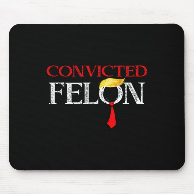Felon Donald Trump Guilty Lock Him Up Trump-fängel Musmatta (Framsidan)