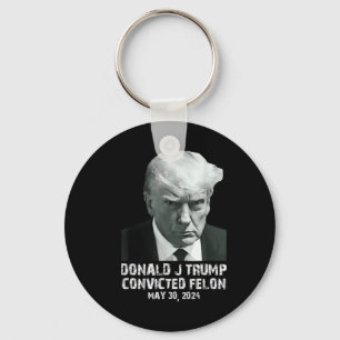 Felon Donald Trump Guilty Lock Him Up Trump-fängel Nyckelring