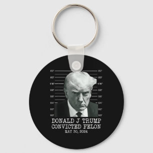 Felon Donald Trump Guilty Lock Him Up Trump-fängel Nyckelring