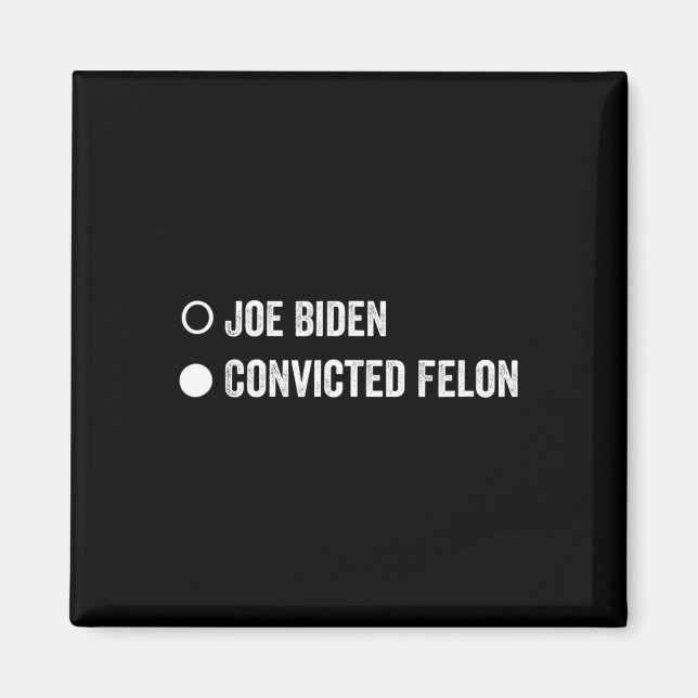 Felon Funny Pro Trump 2024 Magnet (Framsidan)