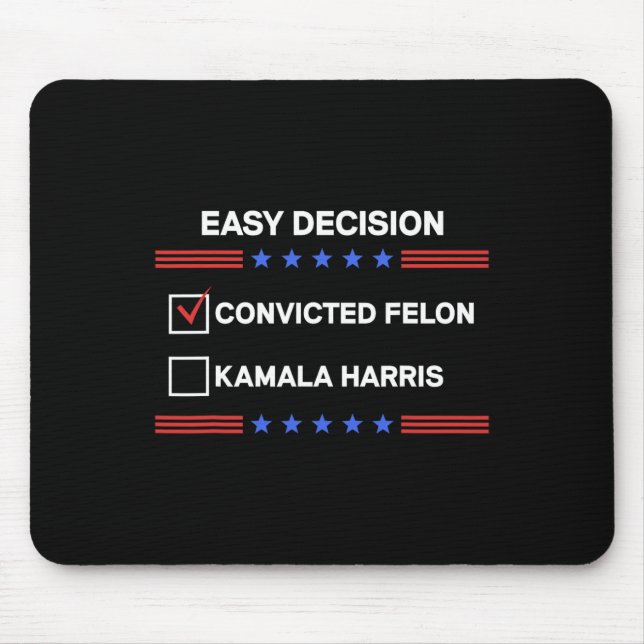 Felon Vs Kamala Harris President Musmatta (Framsidan)