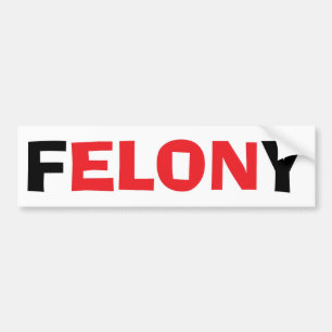 Felony Elon Tesla Bildekal