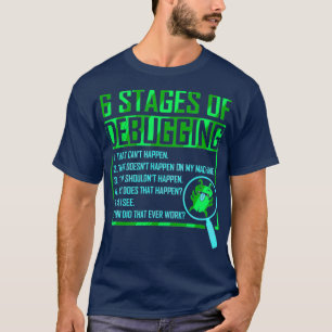Felsökning av softwarns funktion för utvecklardato t shirt