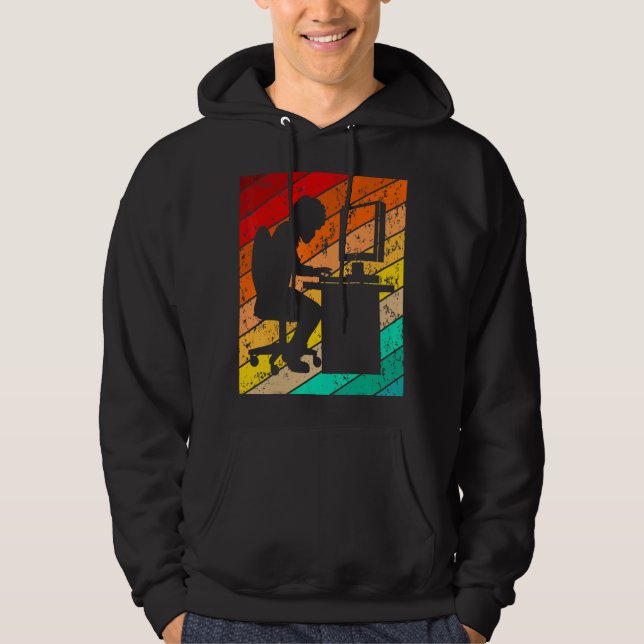 Felsökningsdator för programvarukodning P Hoodie (Framsida)