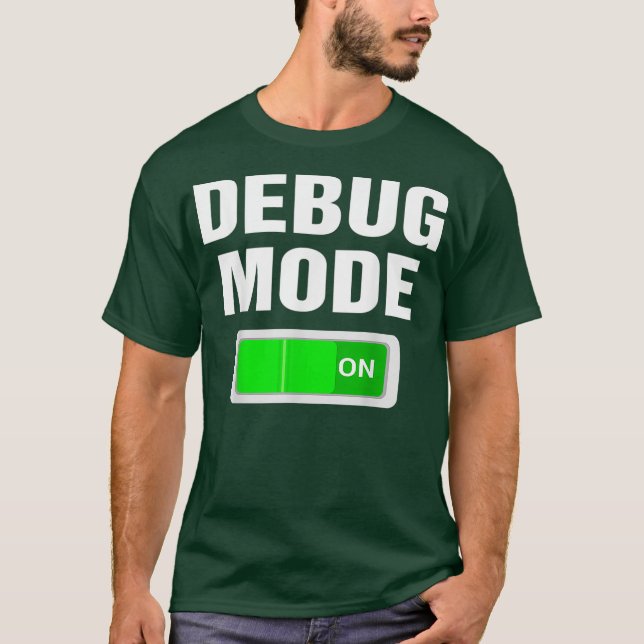 Felsökningsläge vid felsökning av Nerds-kodningspr T Shirt (Framsida)