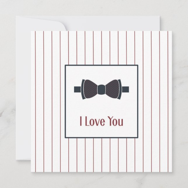 Felt greeting card for a man  julkort (Framsida)