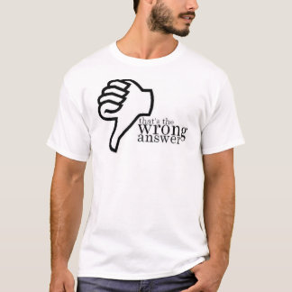 Felt svar t shirt