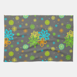 Felt Tip Flowers - Emmy Mönster Kökshandduk