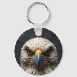 Felted Bird Porträtt Nyckelring