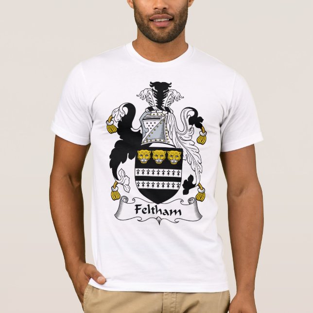 Feltham familjvapensköld t-shirt (Framsida)