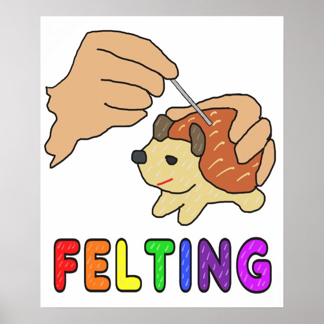 Felting Poster (Framsidan)