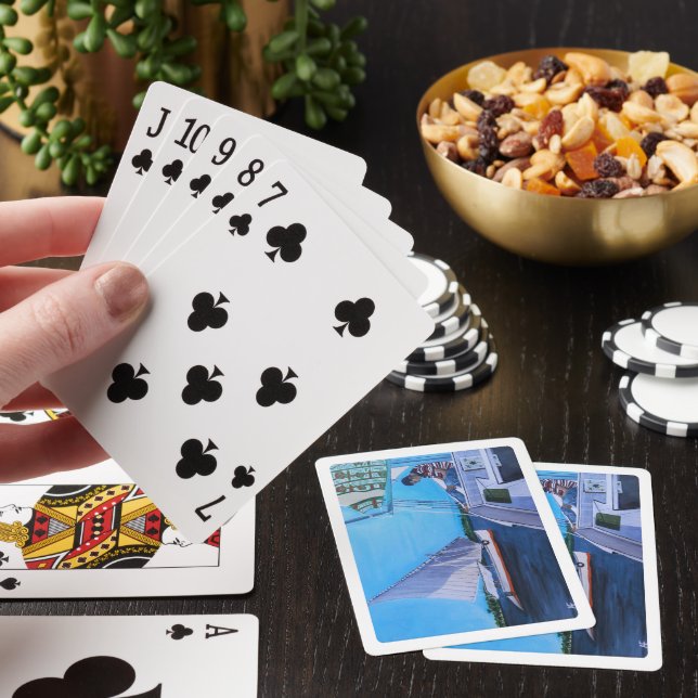 Feluccas på Nilen Målning av Alfred Fox Casinokort (På plats)