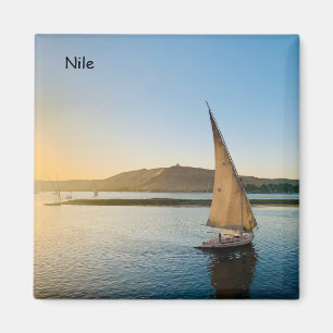 Felukka på Nilen i Aswan Magnet